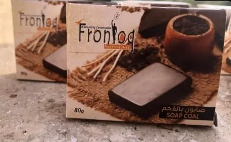 قالب صابون بالفحم