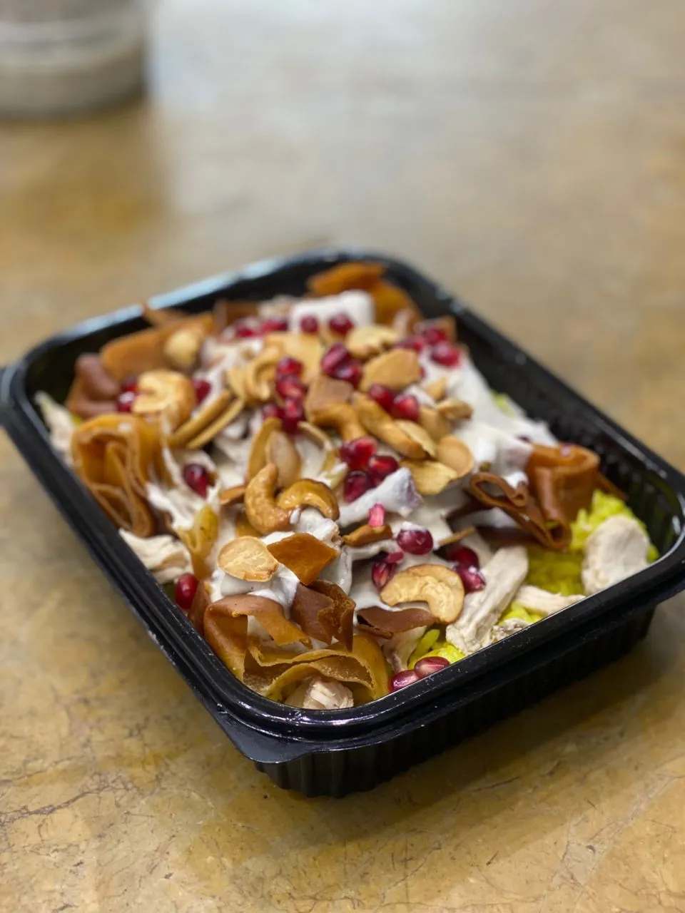 فتة دجاج