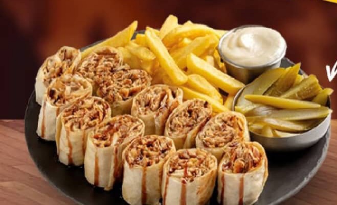 وجبة شاورما عربي