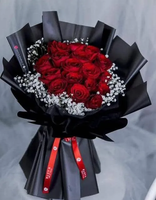 باقة ورد مع إكسسوار
