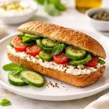 ساندويش لبنة كبيرة