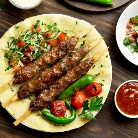 كباب غنم مشوي (1/2 نصف كيلو)