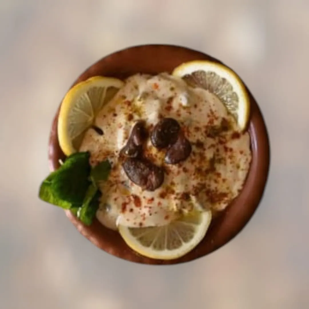 علبة فول بطحينية