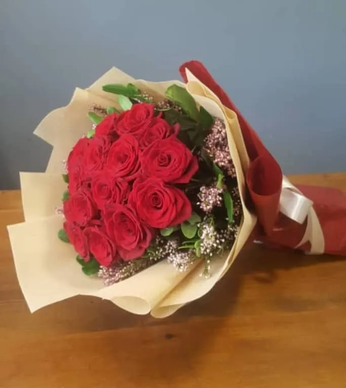 باقة روز احمر