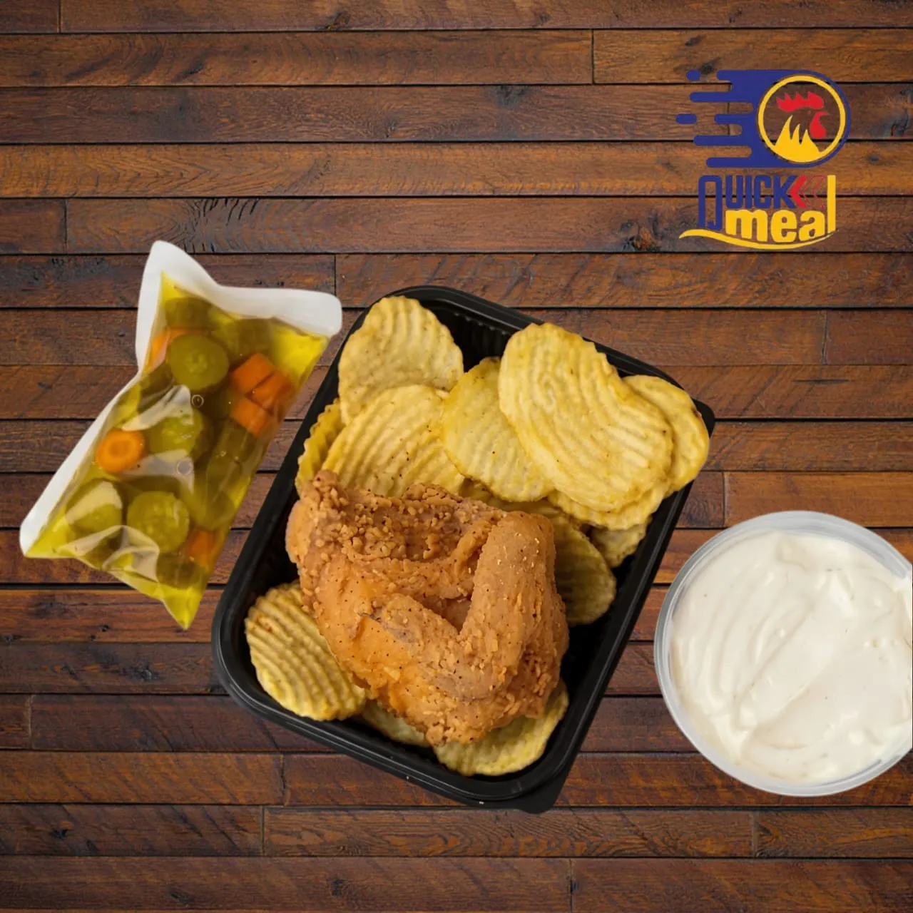نصف فروج بروستد