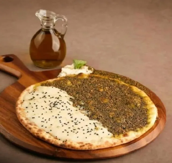 زعتر مع قشقوان