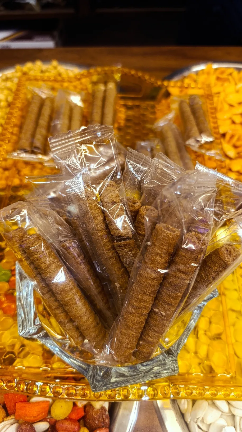 أصابع محشية شوكولا