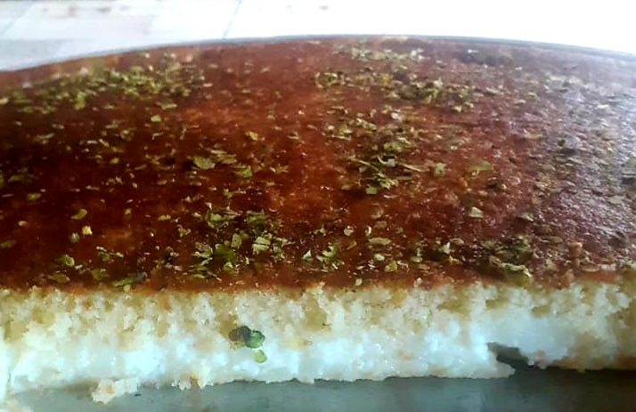 بسبوسة بالقشطة