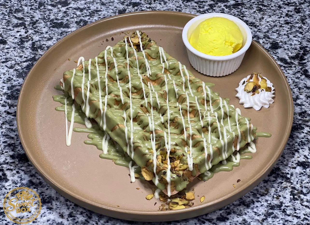 وافل بستاشيو Waffle