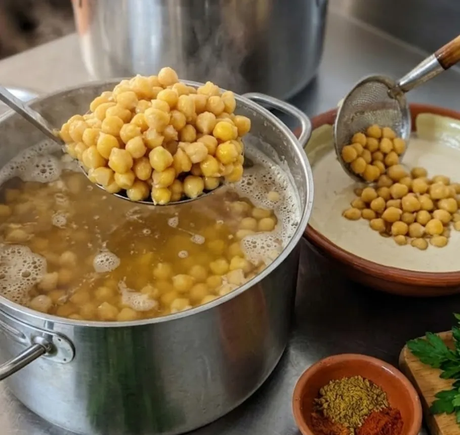حمص مسلوق سادة