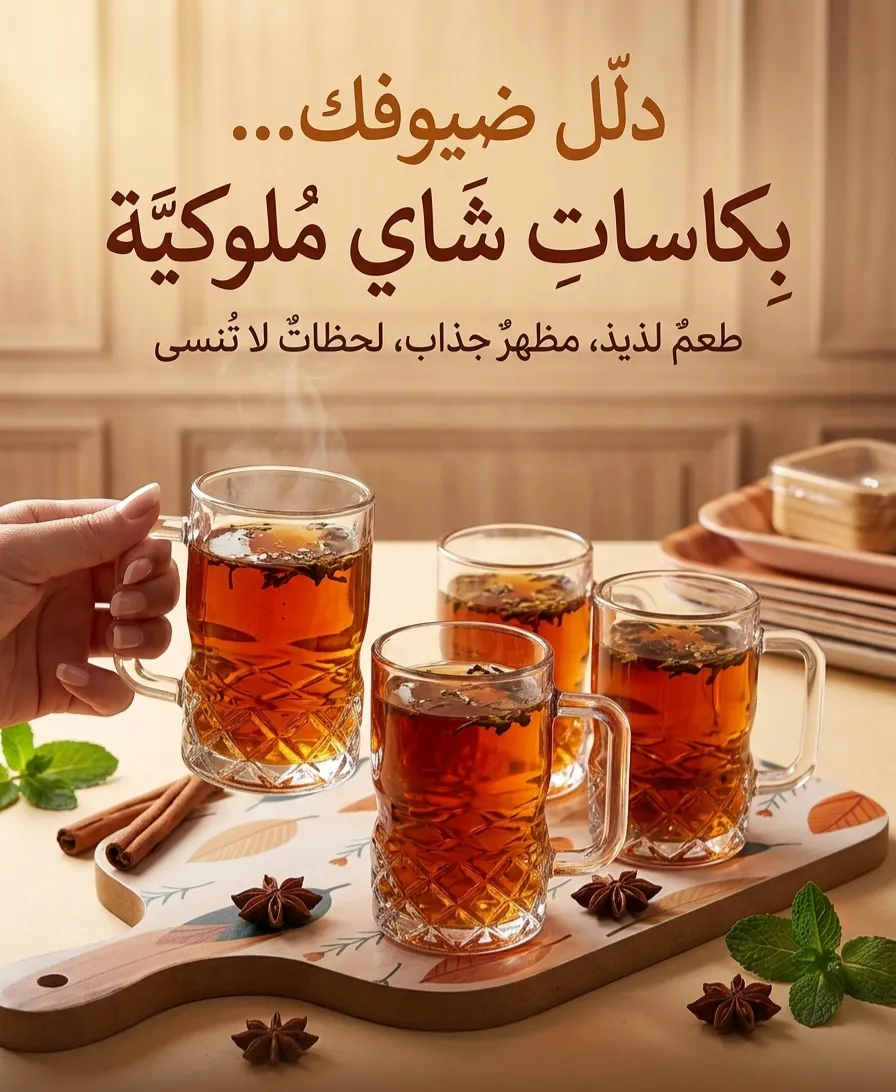 كاسات شاي