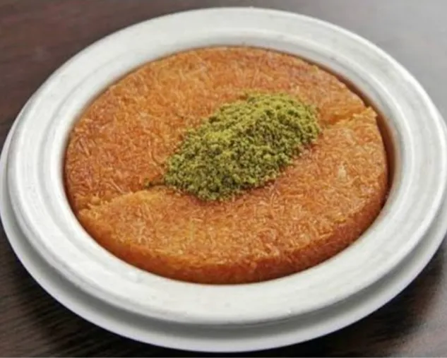 كنافة تركية بالقشطة