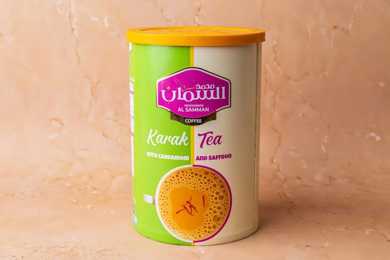 شاي كرك هيل وزعفران بلا سكر