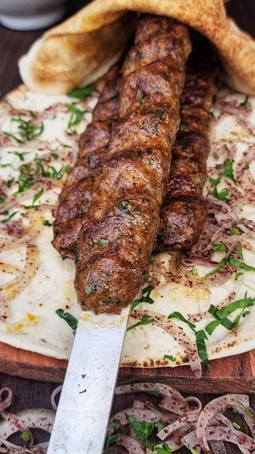 كباب غنم مشوي