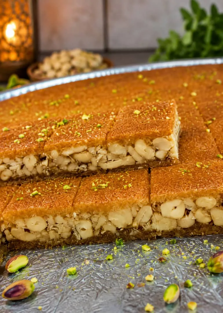 كنافة بالمكسرات