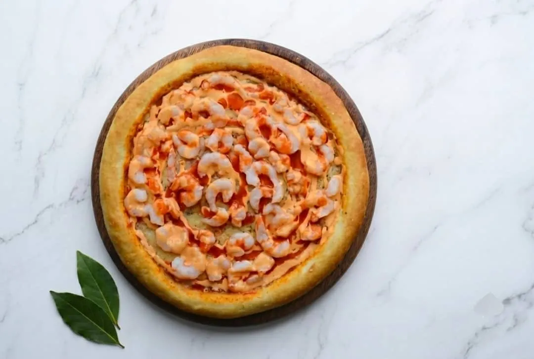 بيتزا قريدس