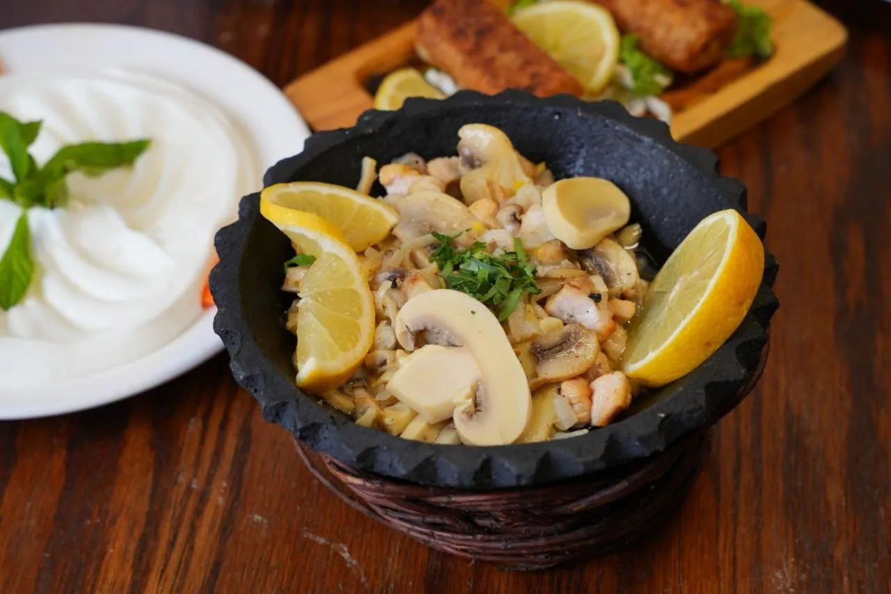 مفركة فطر جاج