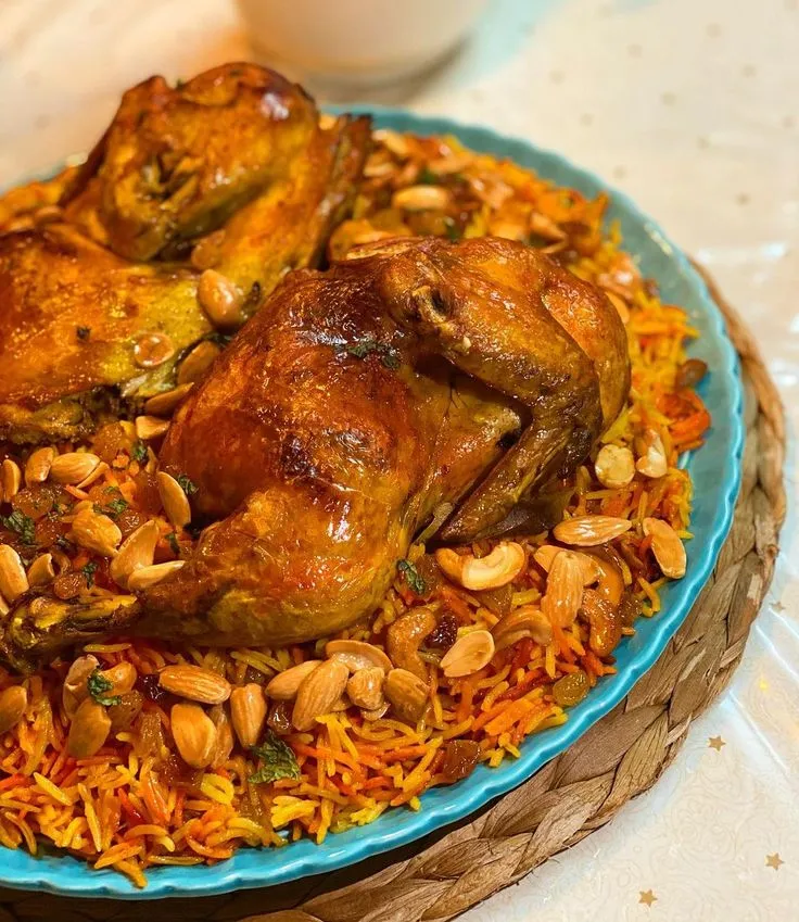 وجبة مندي مع فخذ