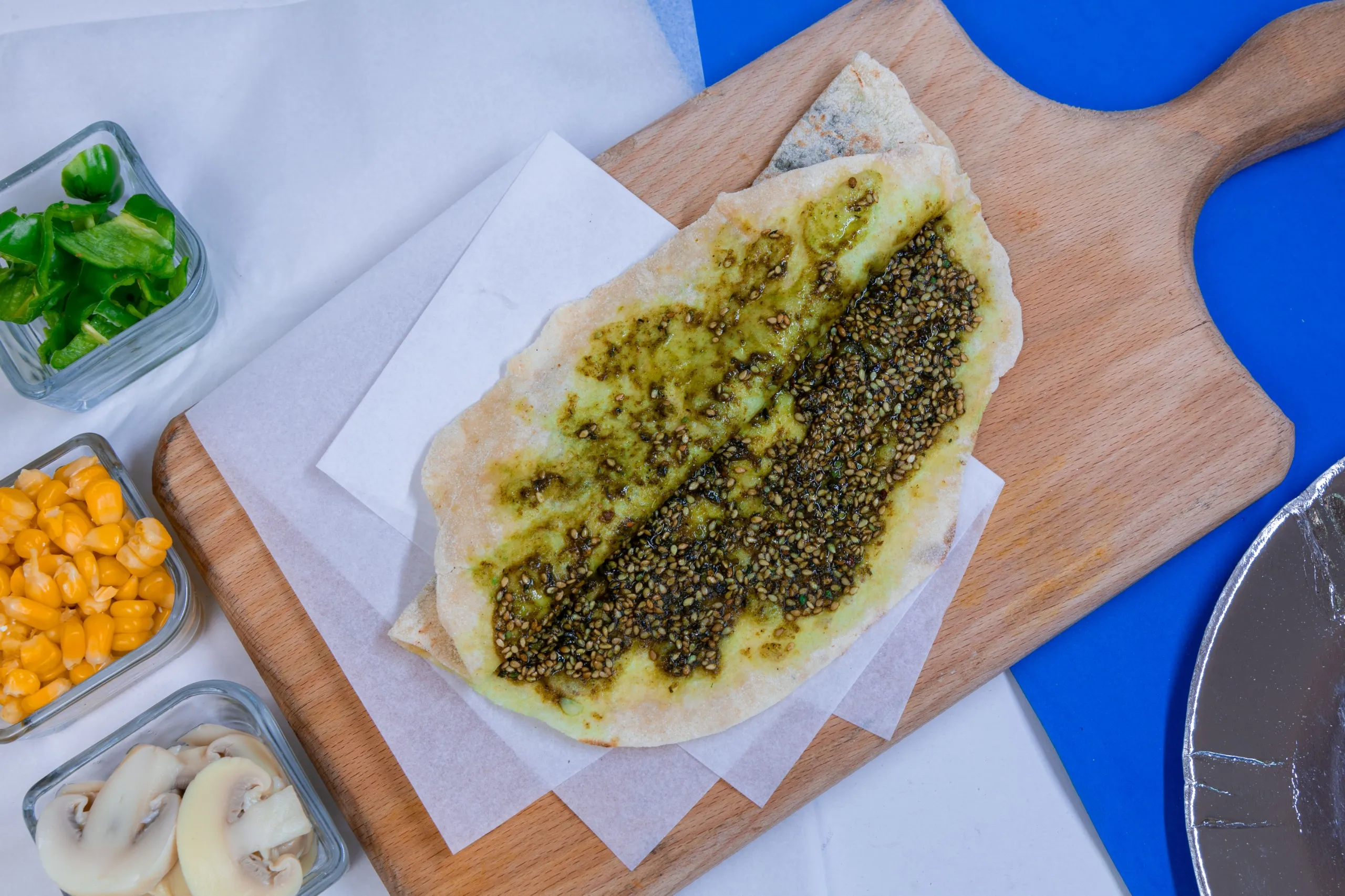 منقوشة زعتر كبيرة