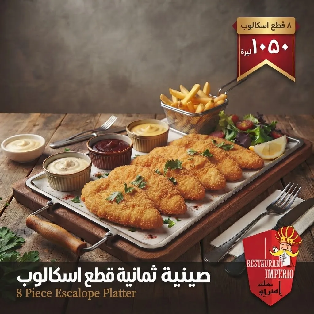صينية اسكالوب