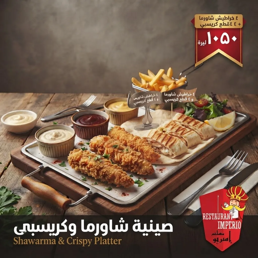 صينية خراطيش وكريسبي