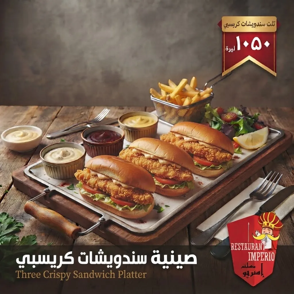 صينية ساندويش الكريسبي