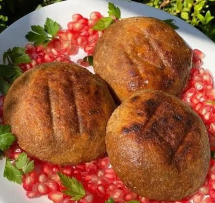 قرص كبة مشوية