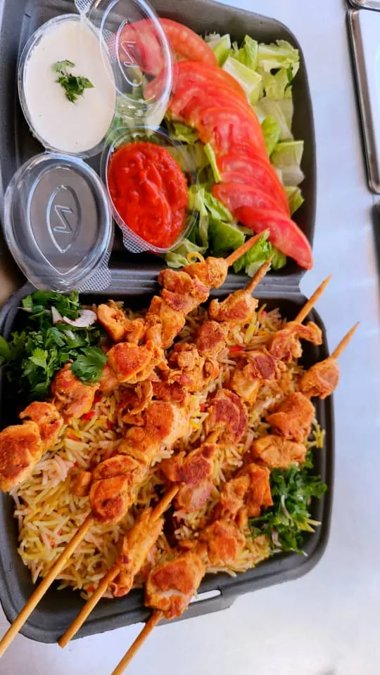 وجبة تكة مع رز