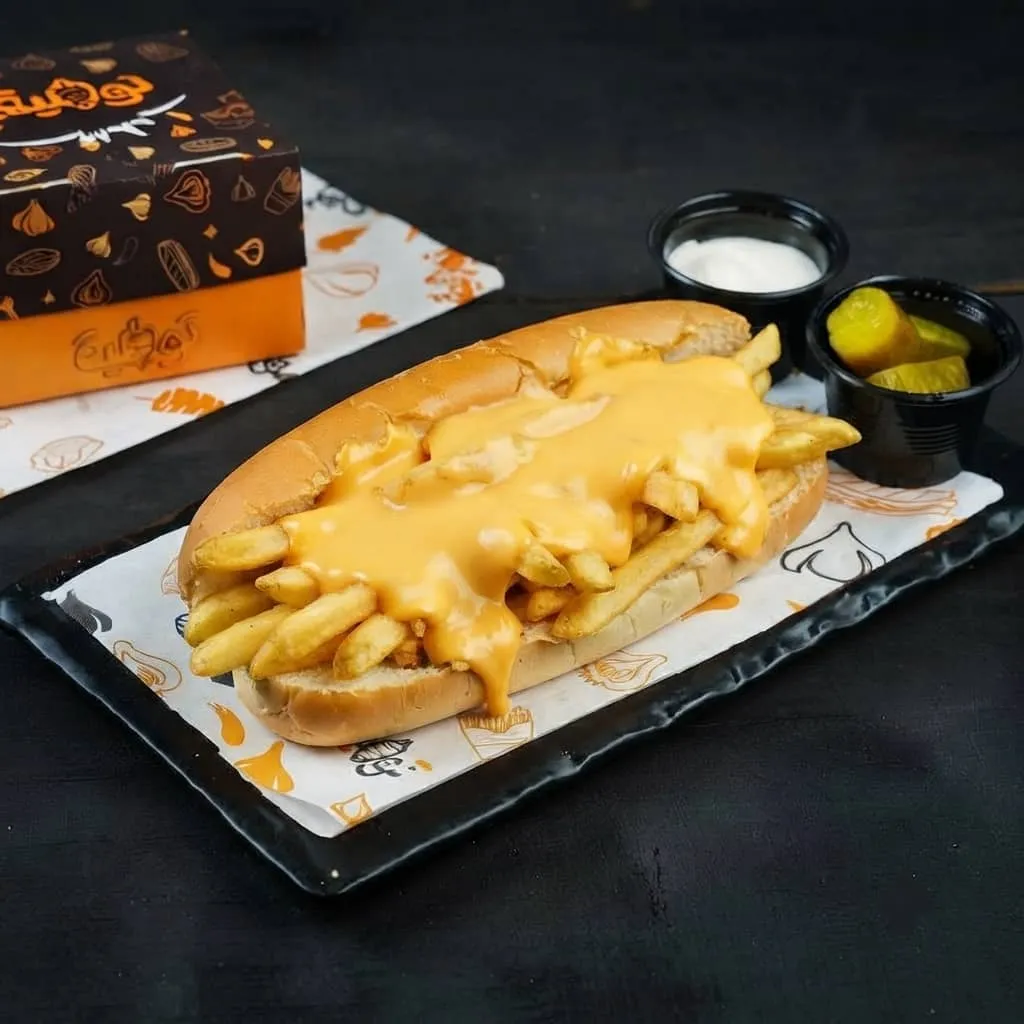 سندويشة بطاطا تشيز
