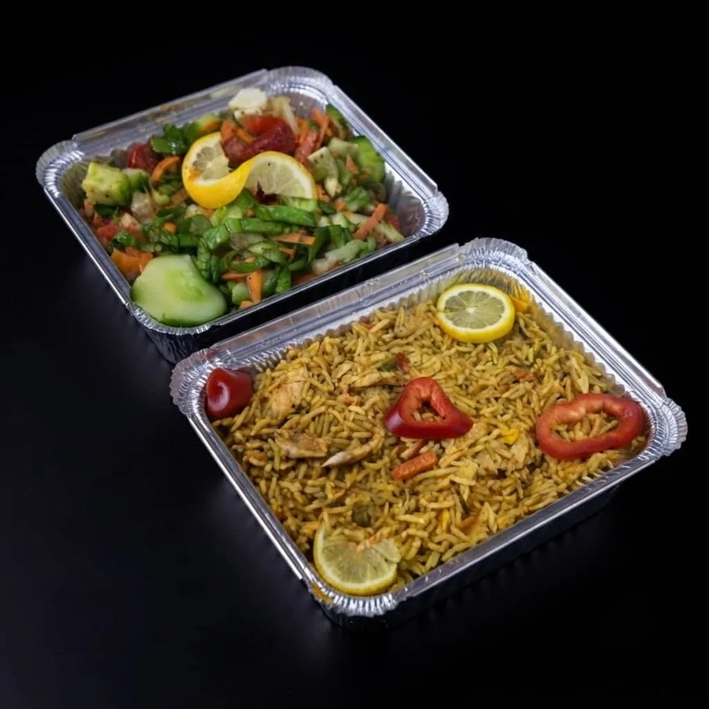 رز بالمكسيكي مع سلطة
