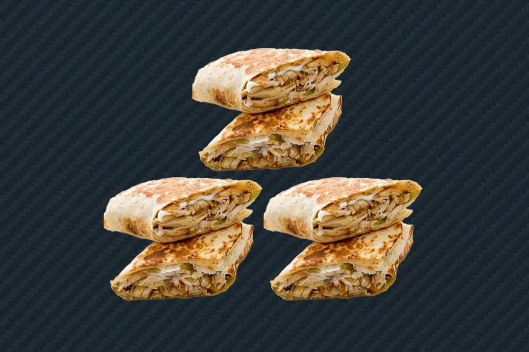 3 سندويش شاورما دجاج