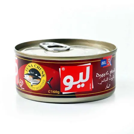 تونة قطع كبيره ليو حار (140غ)