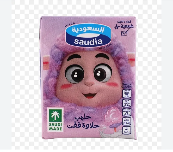حليب السعودية بحلاوة القطن 200 مل