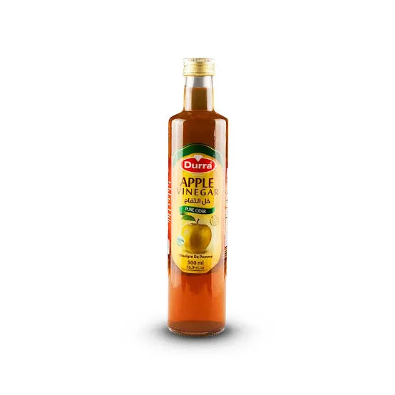 خل تفاح زجاج الدرة (500 مل)