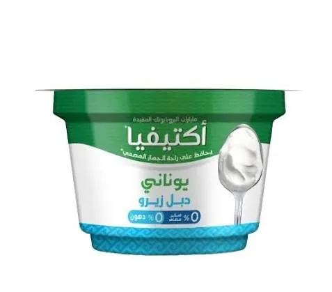 زبادي اكتيفيا سادة دبل زيرو 150غ
