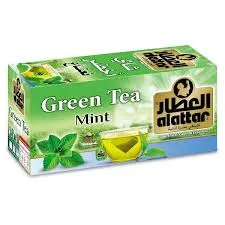 شاي أخضر العطار بالنعنع