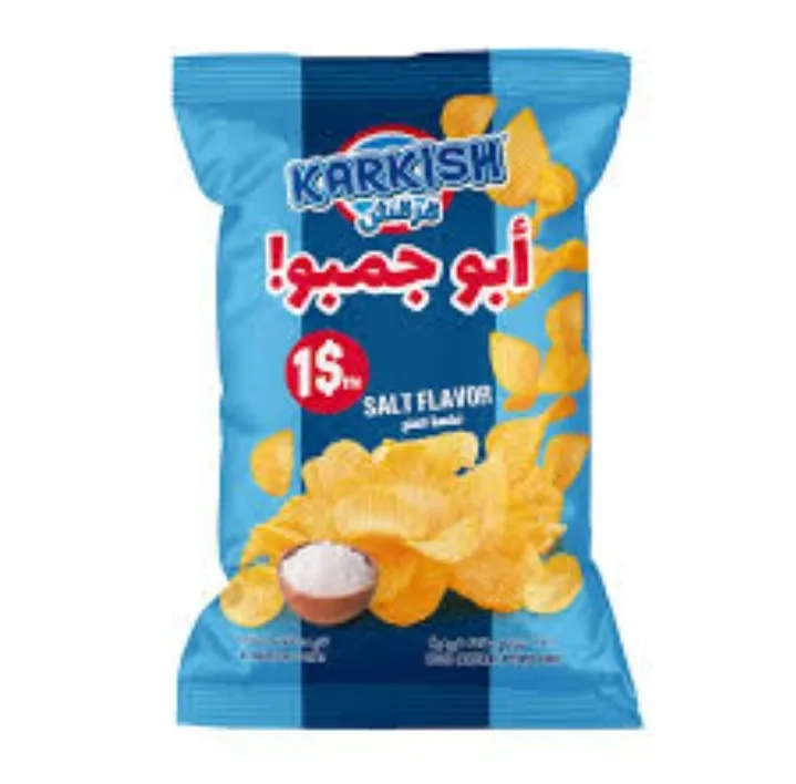 شيبس قرقش ابو جمبو نكهة الملح