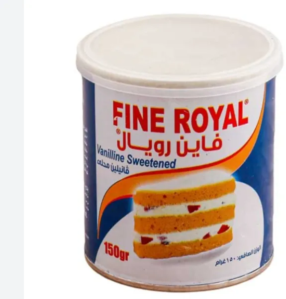 علبة فانيليا معدن فاين رويال 150 غ