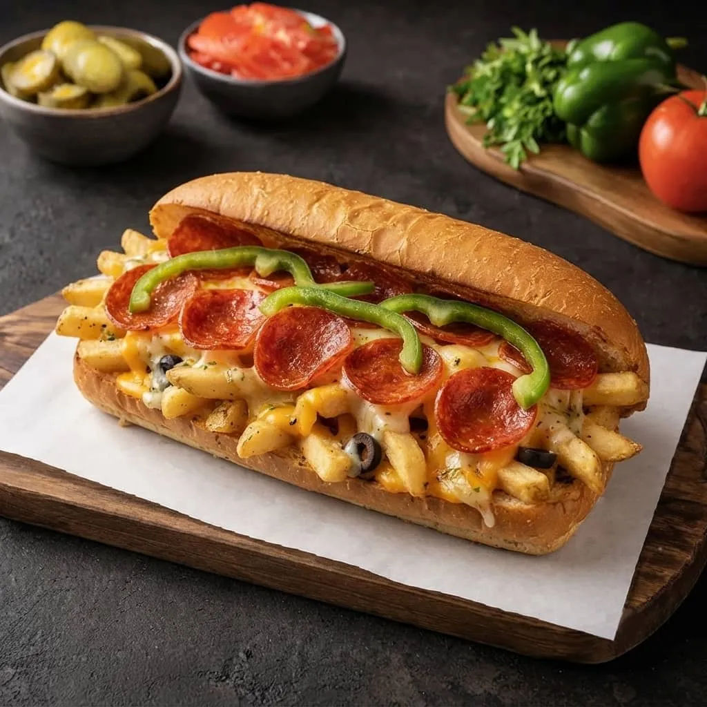 بطاطا تشيز مع ببروني