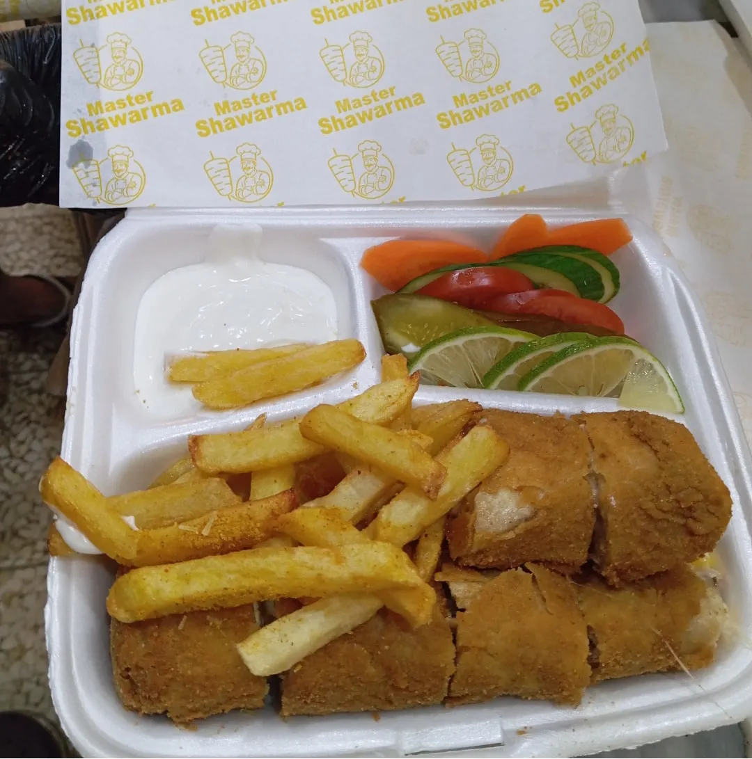 وجبة شاورما  بانيه