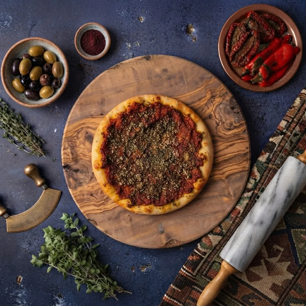 زعتر مع محمرة