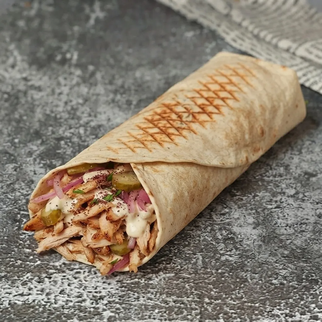 سندويش شاورما كبيرة