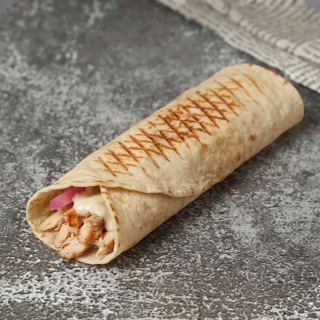 ساندويش شاورما دجاج صغيرة