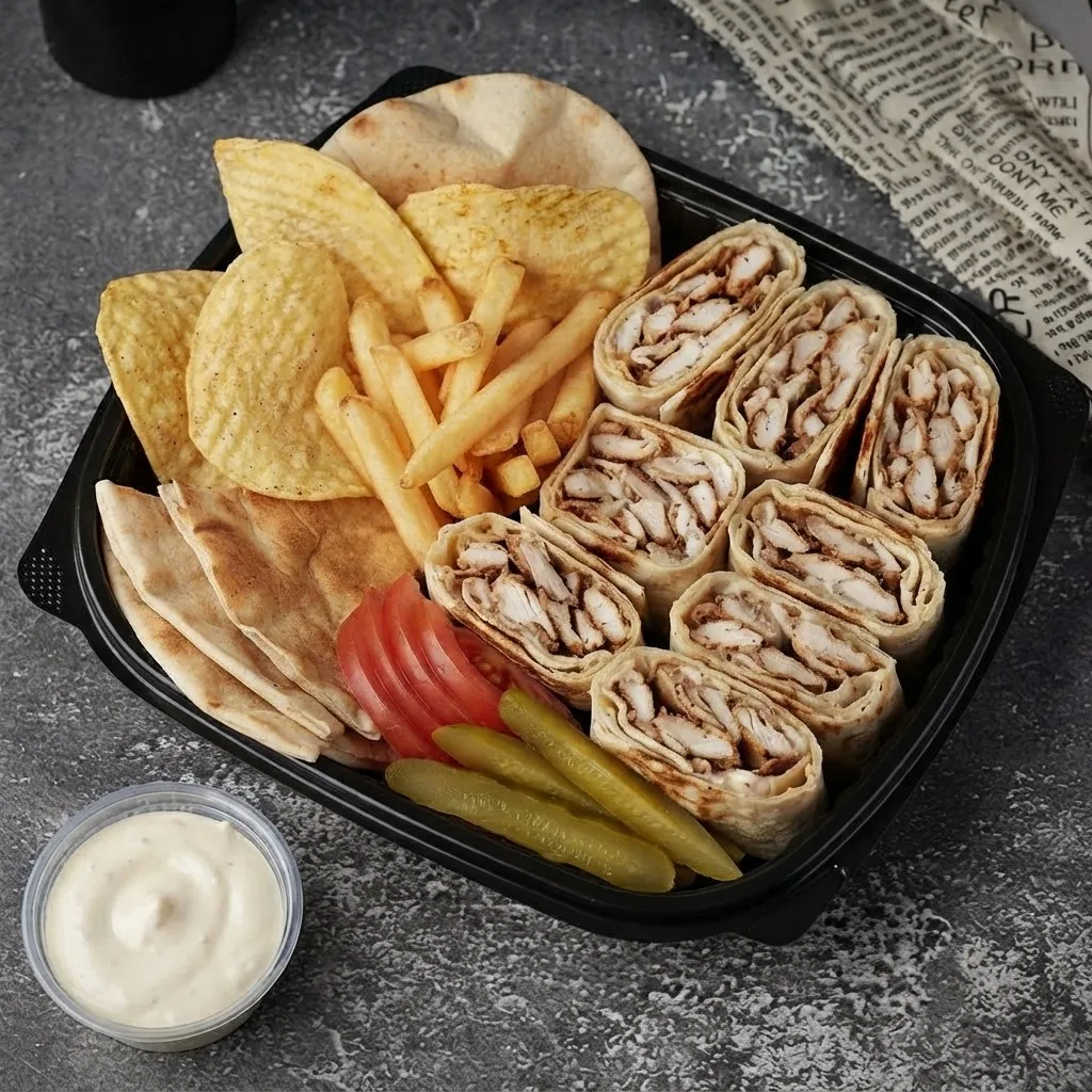 وجبة شاورما عربي