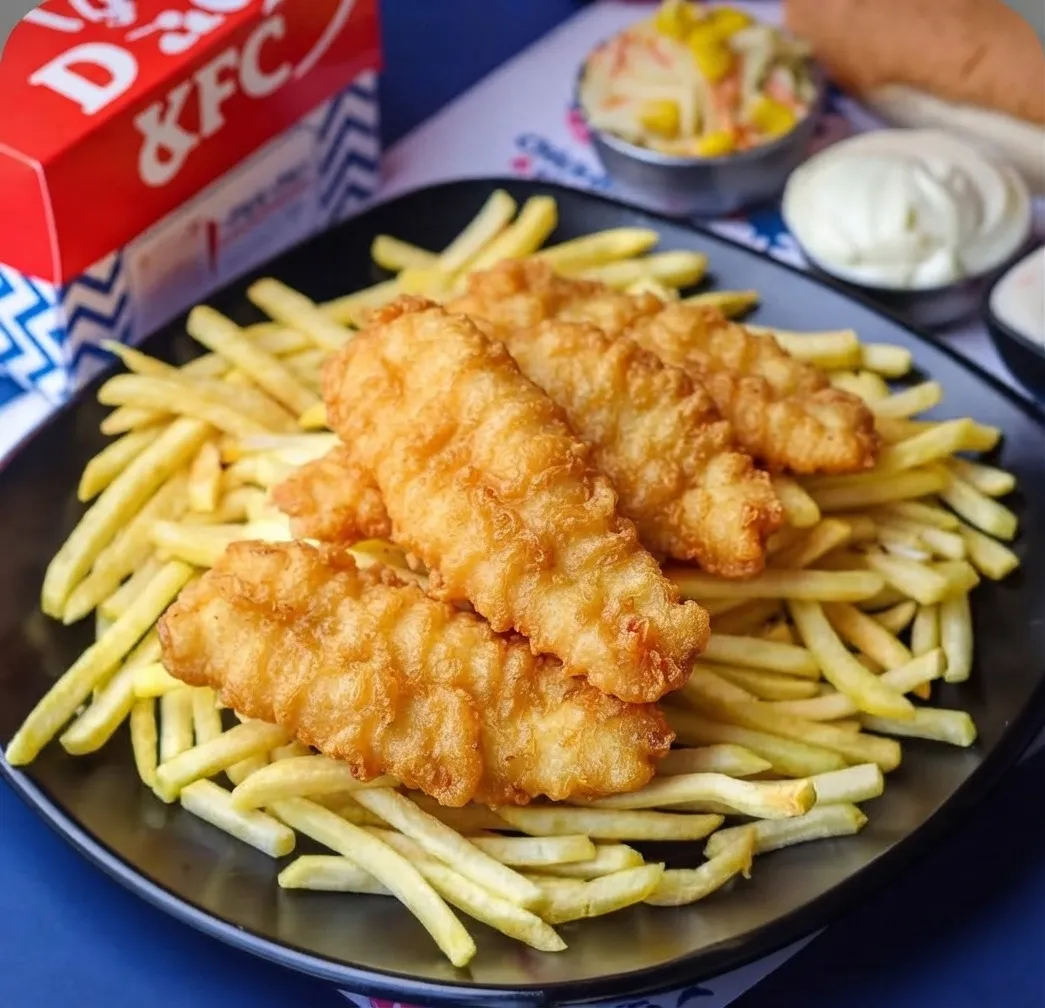 وجبة سمك مقلي