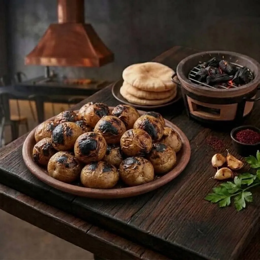 صحن بطاطا مشوية صغير
