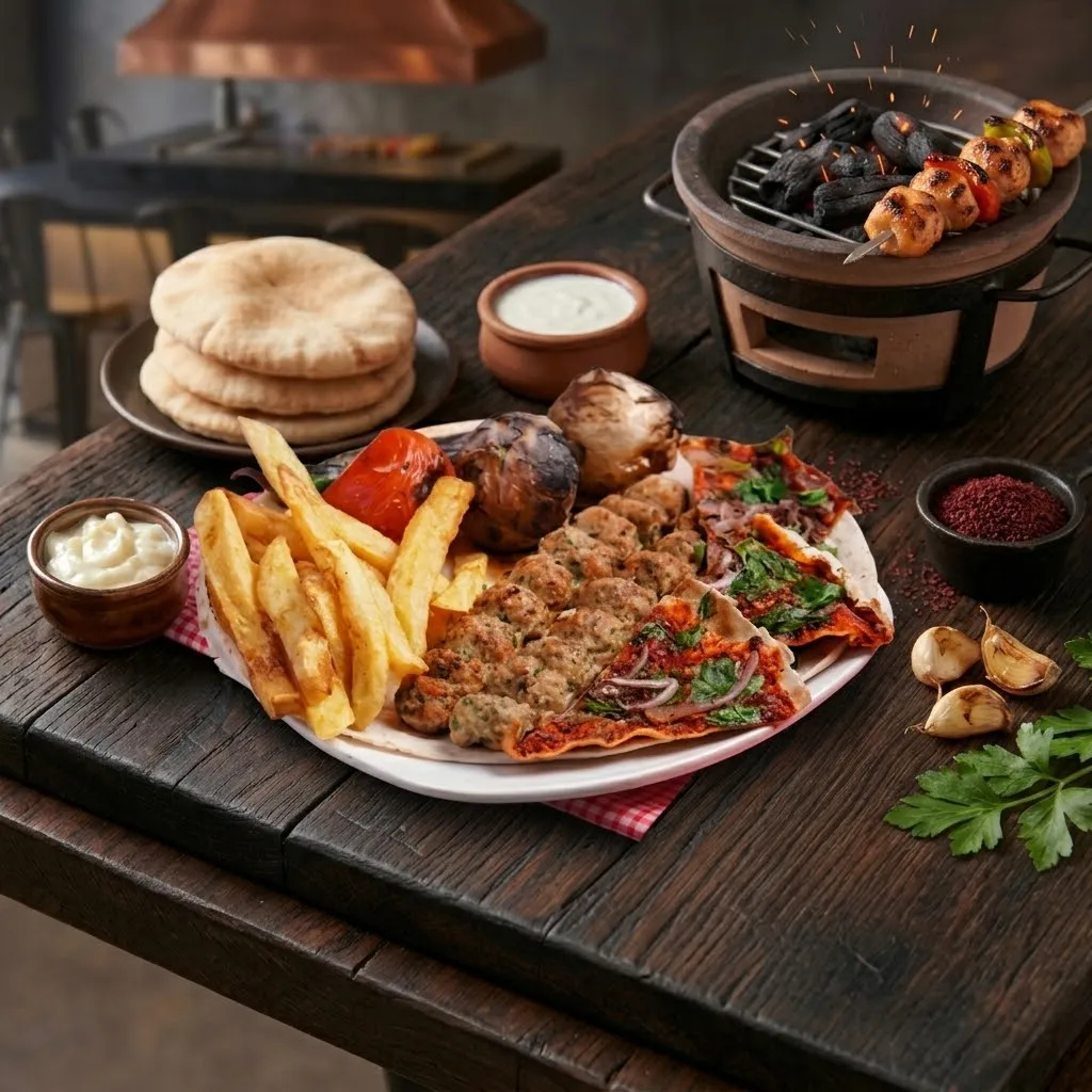 وجبة كباب دجاج