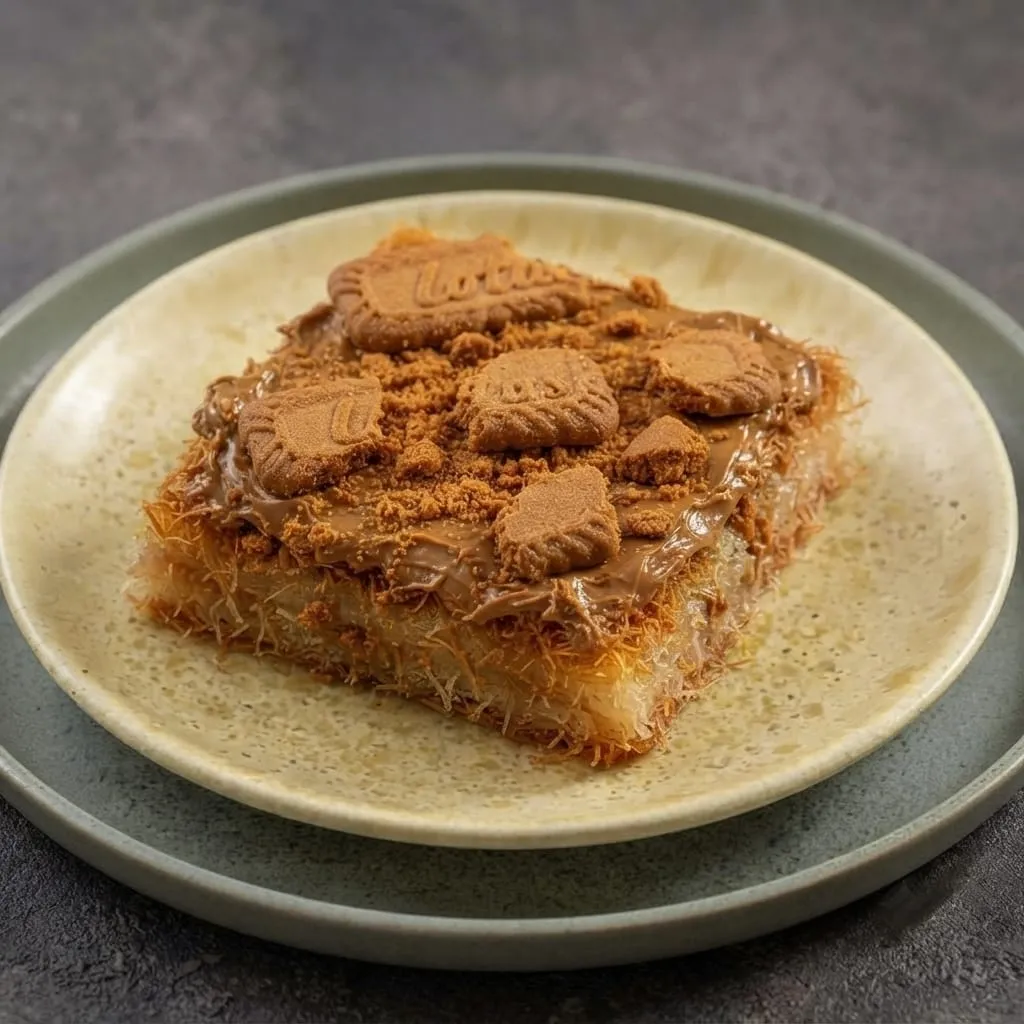 قطعة كنافة لوتس
