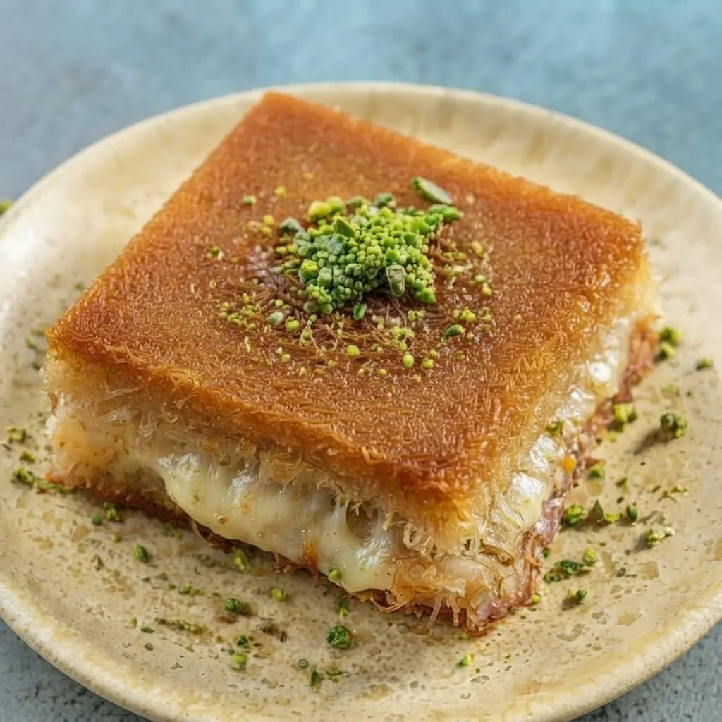 قطعة كنافة نابلسية