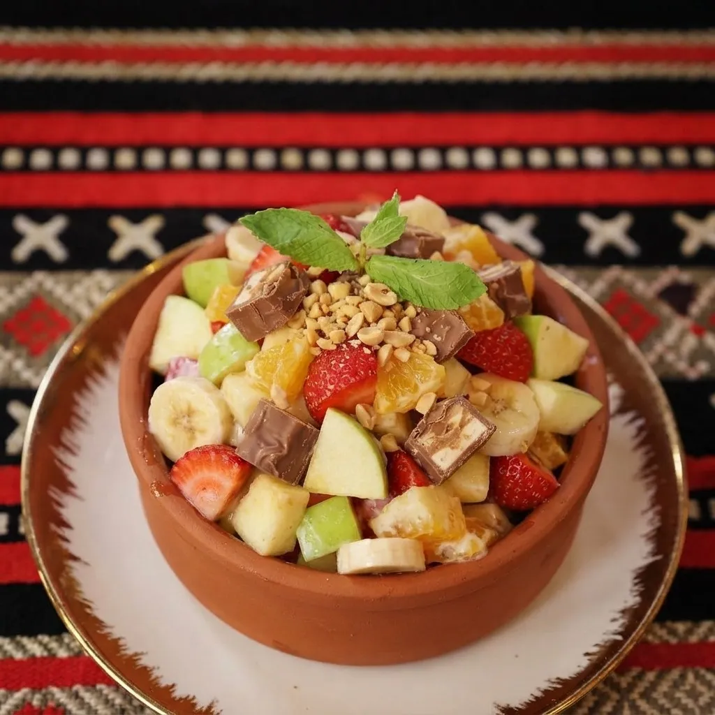 سلطة فواكه سنيكرز